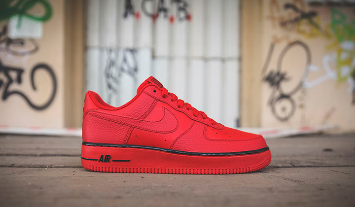 air force one rojos con negro