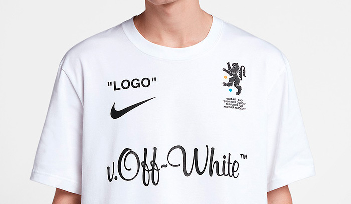 camiseta off white x nike