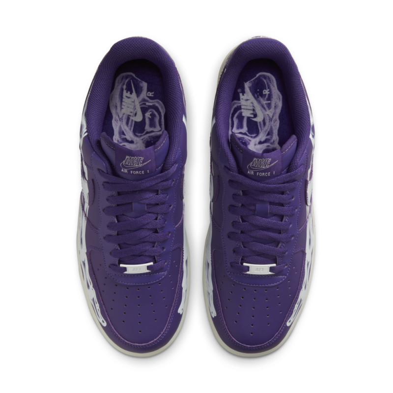 carga Santo harina Nike Air Force 1 Purple Skeleton - Backseries