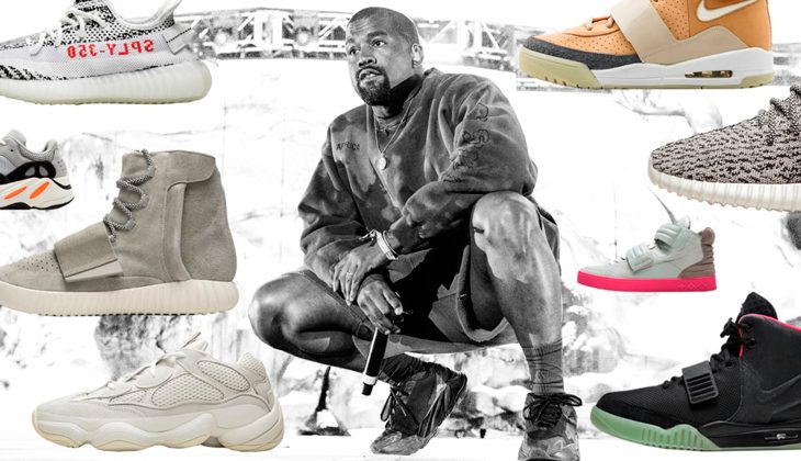 Las 10 mejores zapatillas diseñadas por Kanye West
