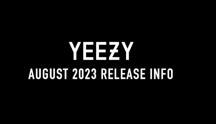 Drops de Yeezy Agosto de 2023