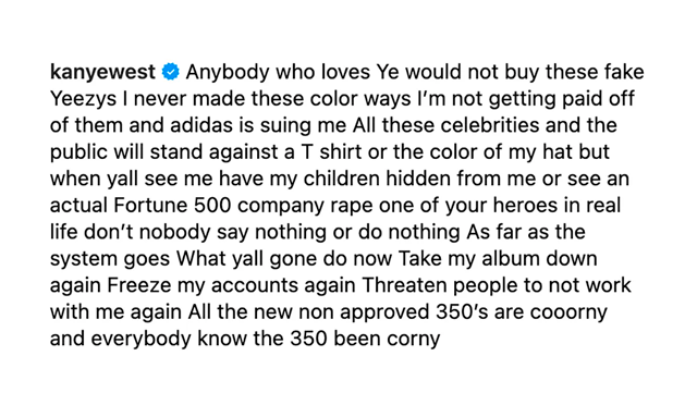 Kanye West critica los próximos lanzamientos de Yeezy 