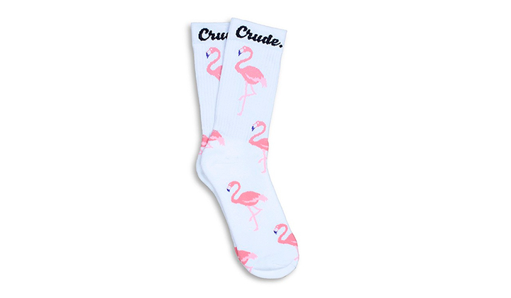 Crude-flamingo-socks-backseries
