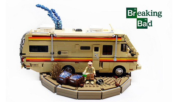 Moral borroso Interesante laboratorio de Breaking Bad hecho con Bricks de Lego