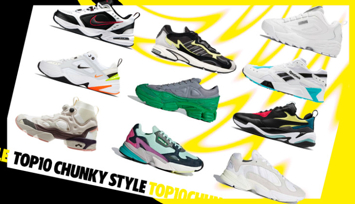 Descubre nuestro Top 10 sneakers Chunky style