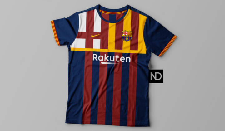 camisetas de futbol con diseños originales barcelona