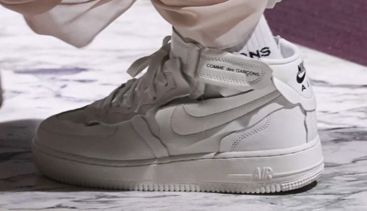 nike air force one x comme des garcons