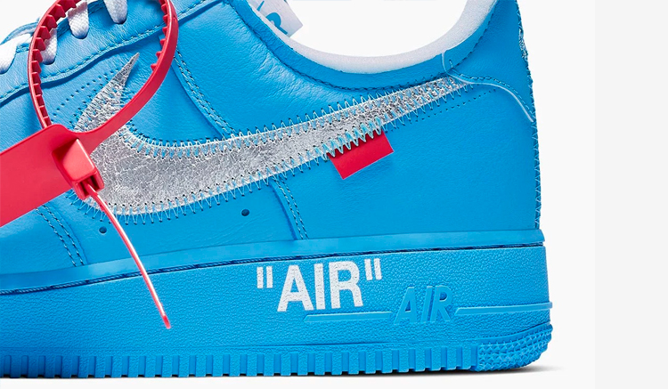 nike air force off white azul