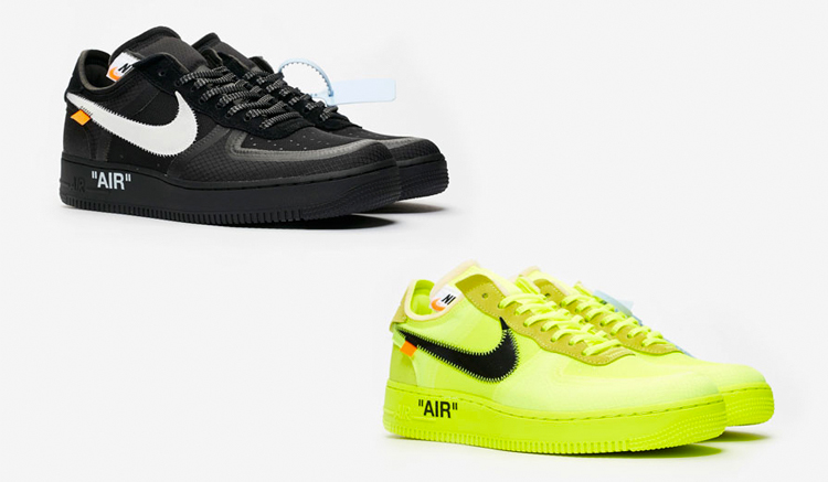 Off-White x Nike Air Force 1 University Gold