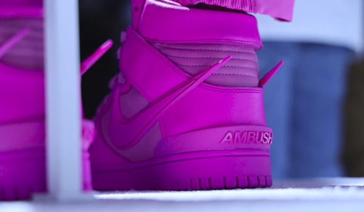 Ambush x Nike Dunk HI Pink