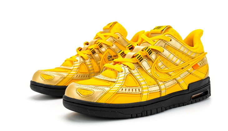Off-White x Nike Rubber Dunk University Gold CU6015-700
