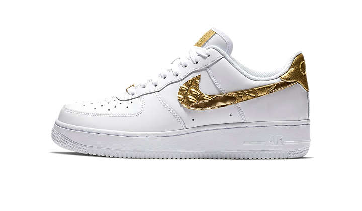 nike air force 1 cr7 golden patchwork lateral1