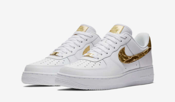 Pato fuego Poesía nike air force 1 cr7 golden patchwork pareja - Backseries