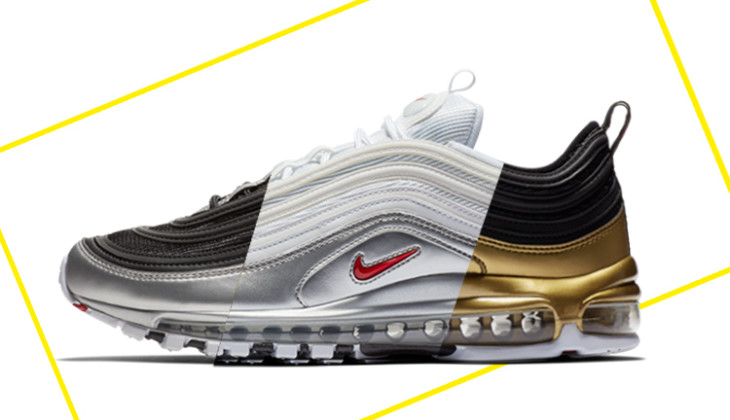 Nuevo Nike Air Max 97 Metallic Pack con oro, CaribbeanpoultryShops, plata y - nike dunk olympic shoes