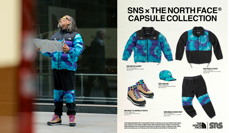 sns the north face capsule collection